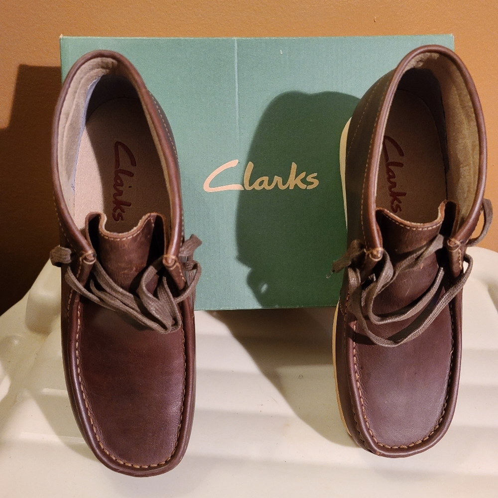 Men Stinson Hi Wallabee Clark Boots